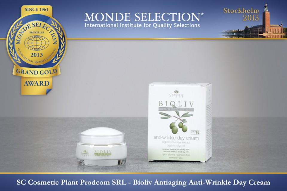 Monde Selection 2013 - Anti-Wrinkle Day Cream